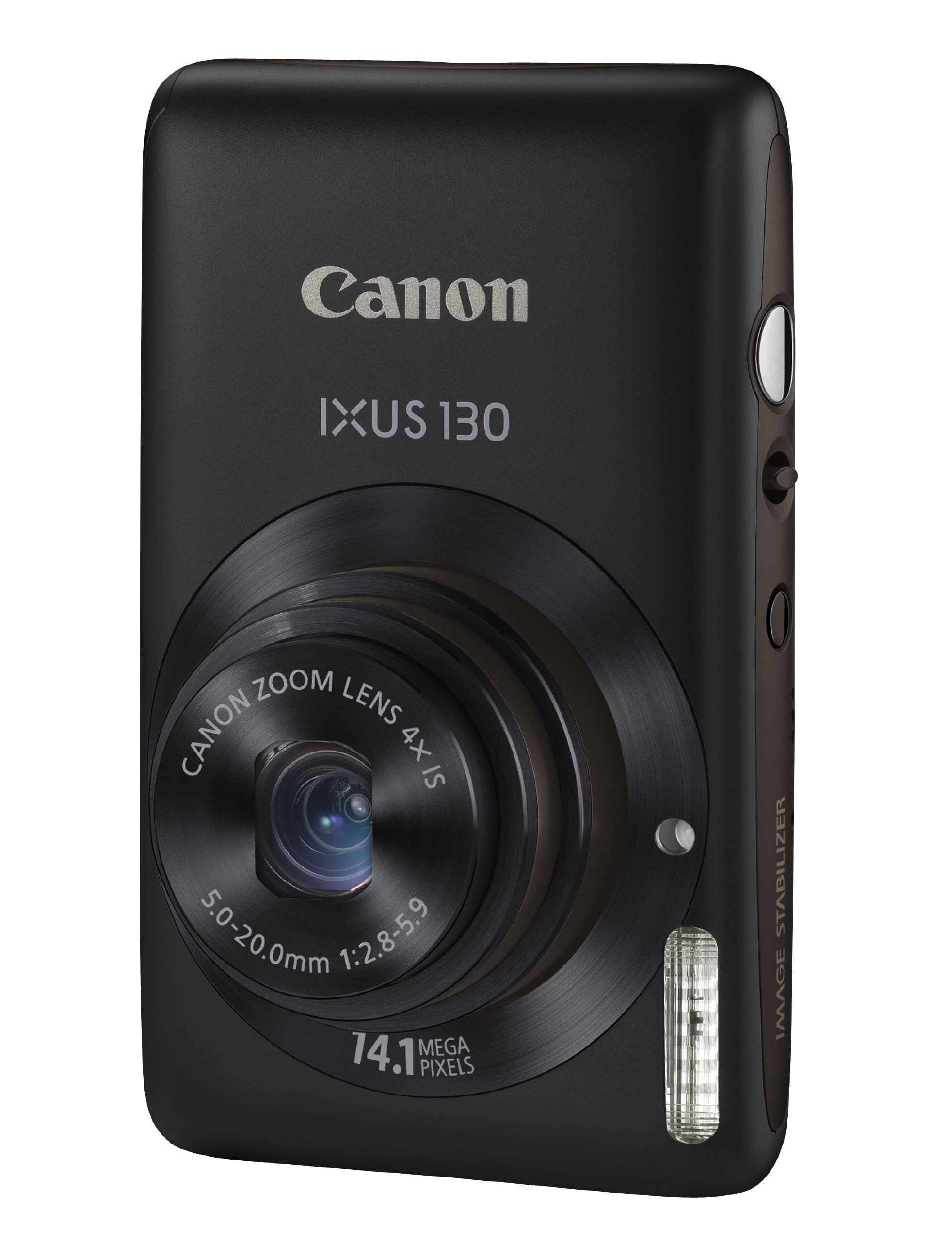 Canon IXUS 130 Digital Camera - Black (14.1 MP, 4x Optical Zoom